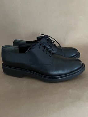 Robert Clergerie black leather Oxford with rubber sole 38 EU